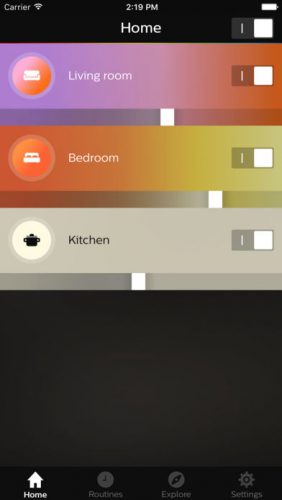 Philips Hue iOS App