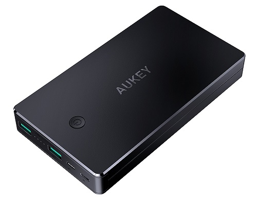 AUKEY 20000mAh power bank with Lightning and Micro-USB input PB-N36
