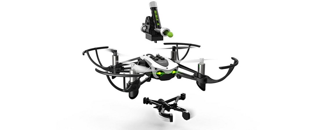 Parrot Mambo Mission Minidrone with grabber and cannon