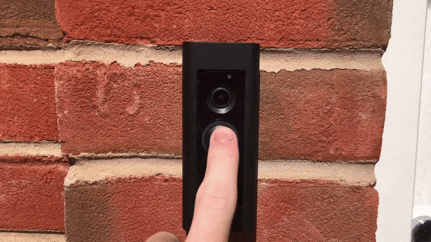 Ring Doorbell Pro - Button press animated LED